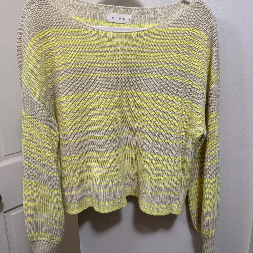 Striped ByTogether Neon Sweater